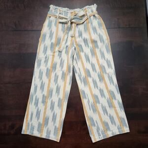 Current Air Natural Paper Bag Waist Pants